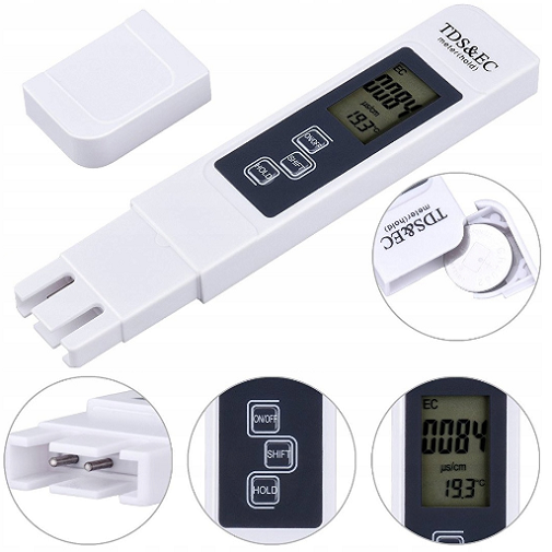 Miernik TDS EC Temp Tester Twardości Wody Osmoza